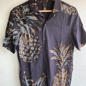 H&M Men's Short Sleeve Button Shirt